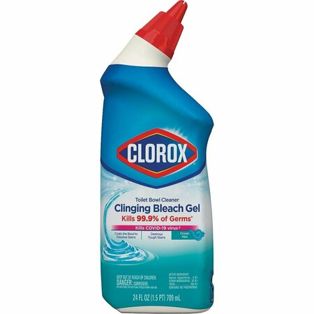 CLOROX 24 Oz. Clinging Bleach Gel Toilet Bowl Cleaner 30619
